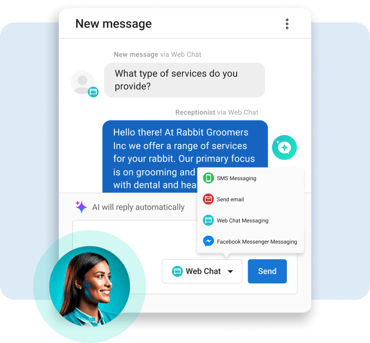 Sica AI Receptionist for Business Get an AI receptionist for phone calls and chat